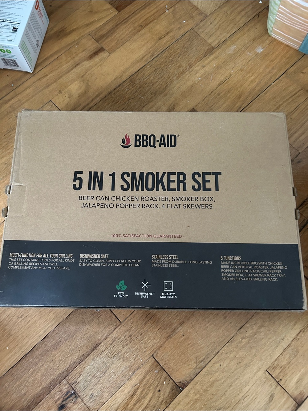 BBQ-AID 5 in 1 Smoker Set - Brown Kraft Box